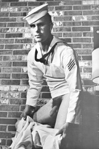 Young nude sailor boy in male erotic photography.